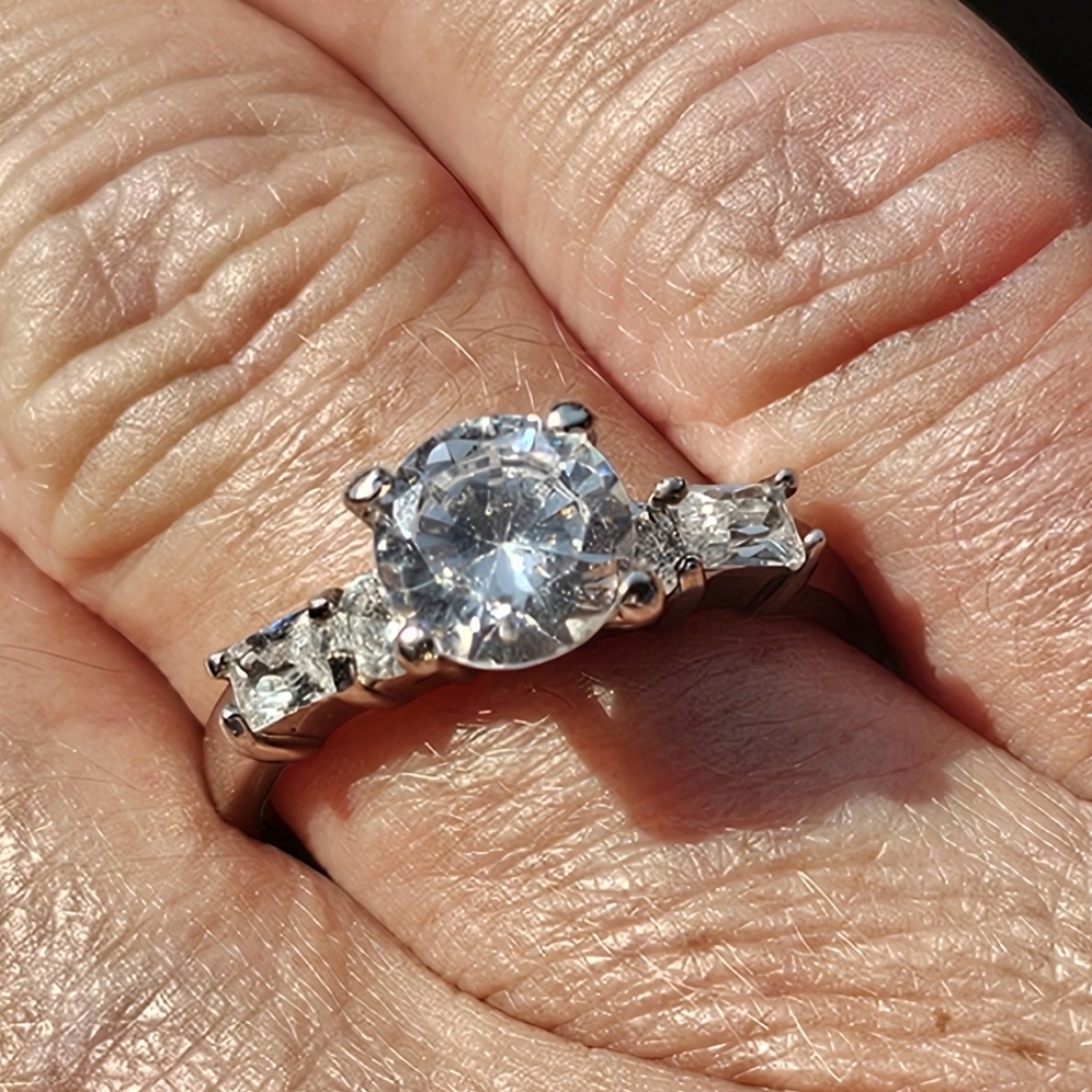 VTG Sterling CZ Ring